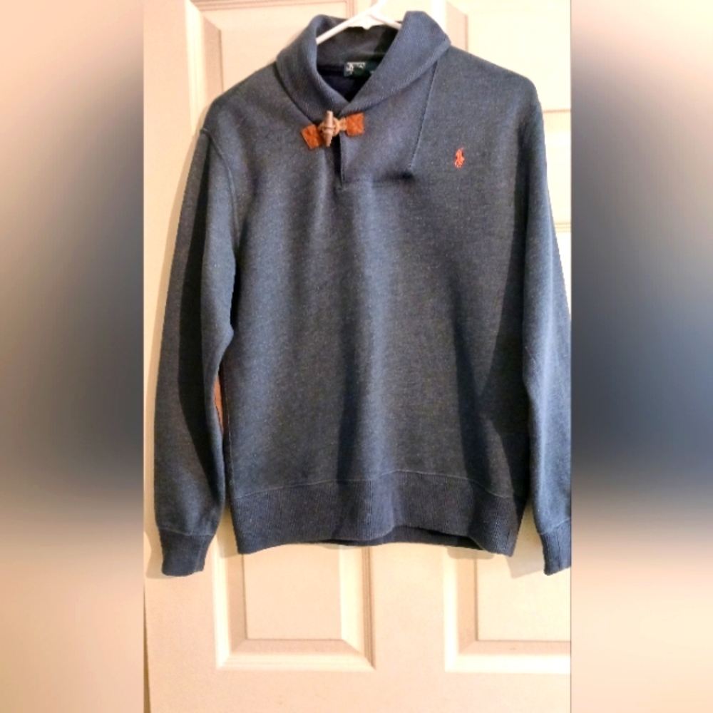 Polo by Ralph Lauren Blue Sweater for Boys or Unisex Size Large